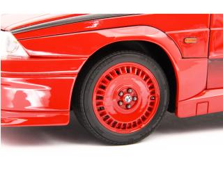 Alfa 75 1.8i Turbo Evoluzione 1987  rot Laudoracing 1:12 Resinemodell (Türen, Motorhaube... nicht zu öffnen!)